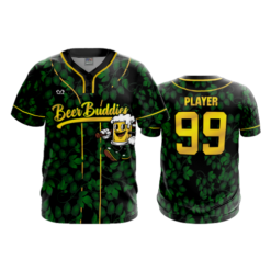 MENS 2-BUTTON SCOOP NECK LYCRA MESH BEER-BUDDIES-2