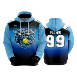 UNISEX FLEECE HOODY GODS-FAVORITE-KIDS-1