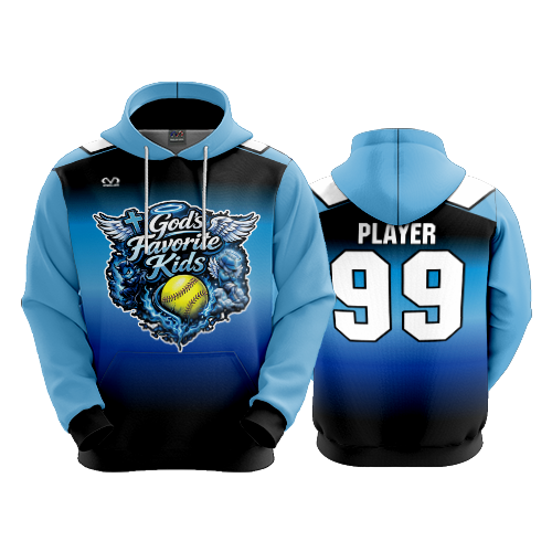 UNISEX FLEECE HOODY GODS-FAVORITE-KIDS-1