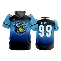 MENS SPORT V-NECK GODS-FAVORITE-KIDS-1