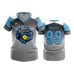 WOMENS V-NECK GODS-FAVORITE-KIDS-2