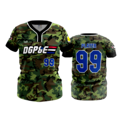 WOMENS 2-BUTTON SCOOP NECK LYCRA MESH DGP&E-GI-JOE