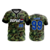 MENS 2-BUTTON SCOOP NECK LYCRA MESH DGP&E-GI-JOE