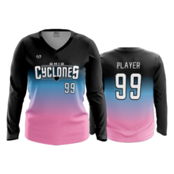 WOMENS V-NECK LONGSLEEVE OHIO-CYCLONES-1