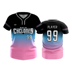 WOMENS 2-BUTTON SCOOP NECK LYCRA MESH OHIO-CYCLONES-1