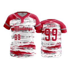 WOMENS NO BUTTON SCOOP NECK WESTFALL-MUSTANGS-FP