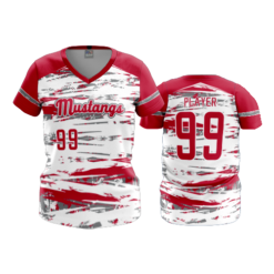 WOMENS V-NECK WESTFALL-MUSTANGS-FP