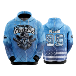 UNISEX FLEECE HOODY AMERICAN-OUTLAWZ-1