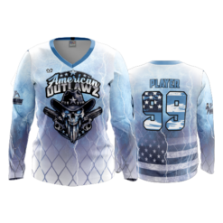 WOMENS V-NECK LONGSLEEVE AMERICAN-OUTLAWZ-2