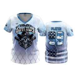 WOMENS V-NECK AMERICAN-OUTLAWZ-2