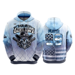 UNISEX FLEECE HOODY AMERICAN-OUTLAWZ-2