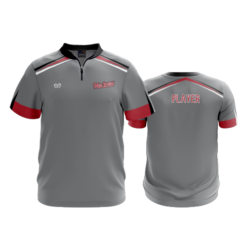 UNISEX QUARTER ZIP MICRO FIBER SHORT SLEEVE VAN-WERT-1