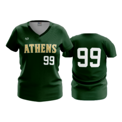 WOMENS V-NECK ATHENS-BULLDOGS-1