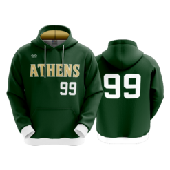 UNISEX FLEECE HOODY ATHENS-BULLDOGS-1