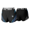 WOMENS MICRO FIBER RUN SHORT BALLZ-DEEP-1