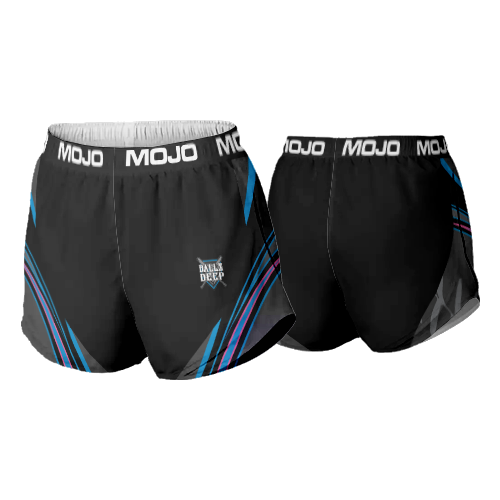 WOMENS MICRO FIBER RUN SHORT BALLZ-DEEP-1