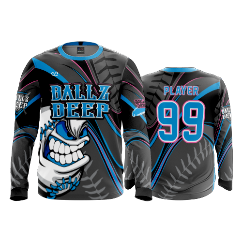 MENS SPORT CREW NECK LONGSLEEVE BALLZ-DEEP-1