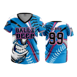 WOMENS V-NECK BALLZ-DEEP-2