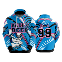 UNISEX FLEECE HOODY BALLZ-DEEP-2
