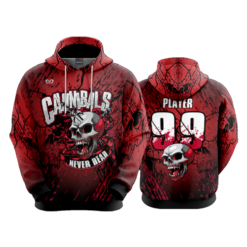 UNISEX FLEECE HOODY CANNIBALS-1