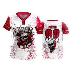 WOMENS 2-BUTTON SCOOP NECK LYCRA MESH CANNIBALS-2