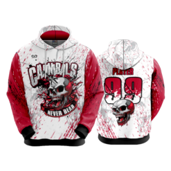 UNISEX FLEECE HOODY CANNIBALS-2