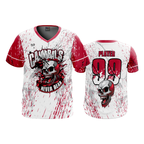 MENS SPORT V-NECK CANNIBALS-2