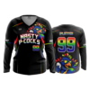 WOMENS V-NECK LONGSLEEVE NASTY-P-COCKS-1