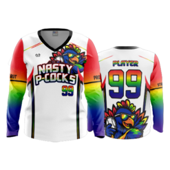 WOMENS V-NECK LONGSLEEVE NASTY-P-COCKS-2