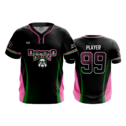 MENS 2-BUTTON SCOOP NECK LYCRA MESH DIAMOND-DAWGS-26-1