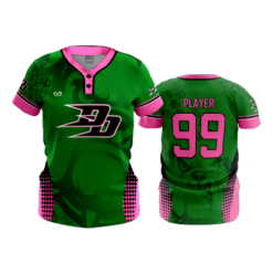 WOMENS 2-BUTTON SCOOP NECK LYCRA MESH DIAMOND-DAWGS-26-2