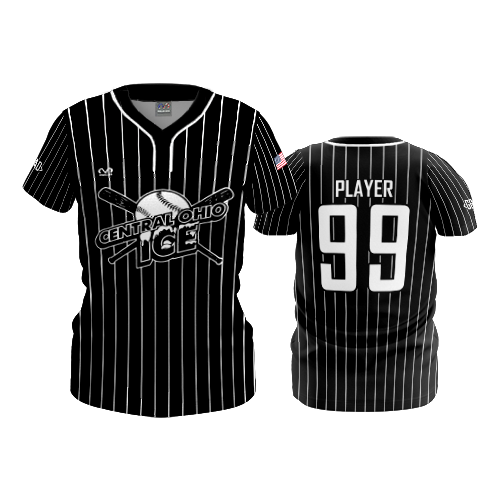 WOMENS 2-BUTTON SCOOP NECK LYCRA MESH CENTRAL-OHIO-ICE-1