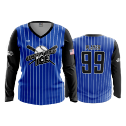 WOMENS V-NECK LONGSLEEVE CENTRAL-OHIO-ICE-2