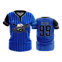 WOMENS 2-BUTTON SCOOP NECK LYCRA MESH CENTRAL-OHIO-ICE-2