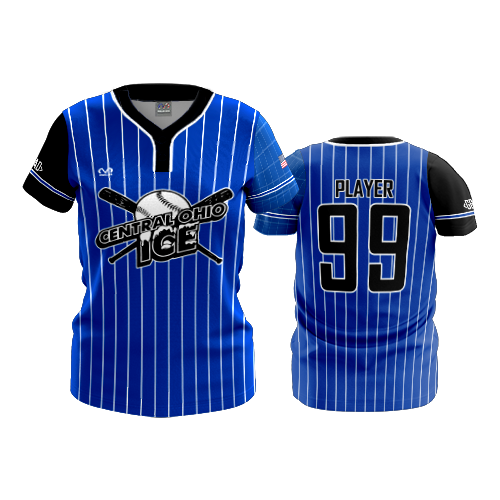 WOMENS 2-BUTTON SCOOP NECK LYCRA MESH CENTRAL-OHIO-ICE-2