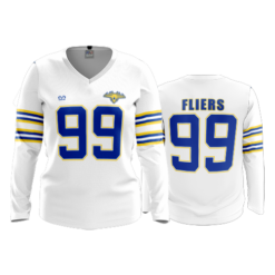 WOMENS V-NECK LONGSLEEVE CLYDE-FLIERS-1