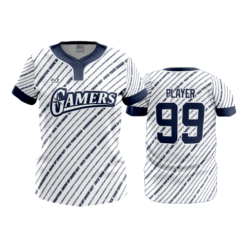 WOMENS NO BUTTON SCOOP NECK GAMERS-1