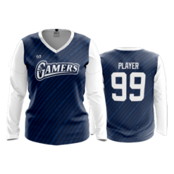WOMENS V-NECK LONGSLEEVE GAMERS-2
