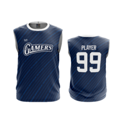 MENS SPORT CREW NECK SLEEVELESS GAMERS-ADD
