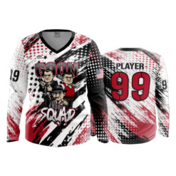 WOMENS V-NECK LONGSLEEVE GOODN-SQUAD-1