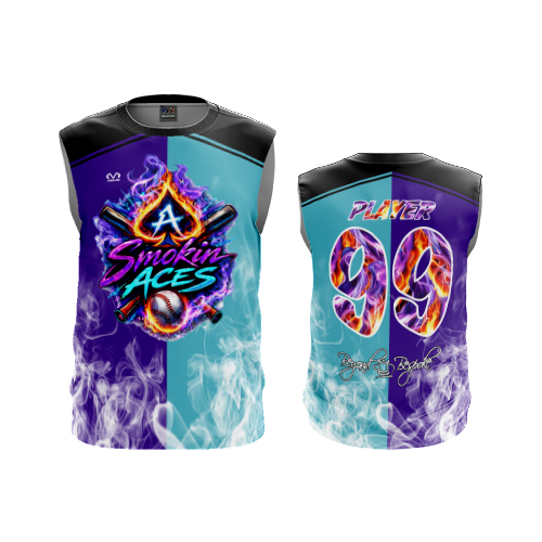 MENS SPORT CREW NECK SLEEVELESS GOON-SQUAD-ACES-ADD