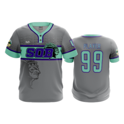 MENS 2-BUTTON SCOOP NECK LYCRA MESH SO-BRAVES-2026-2