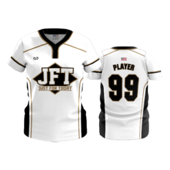 WOMENS 2-BUTTON SCOOP NECK LYCRA MESH JFT-2