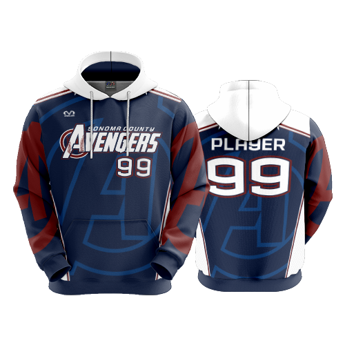 UNISEX FLEECE HOODY SONOMA-COUNTY-AVENGERS-2