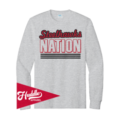 PORT UNISEX LONGSLEEVE TEE STEELHAWKS-FP-FR