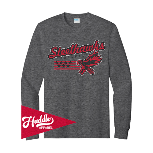 PORT UNISEX LONGSLEEVE TEE STEELHAWKS-FR