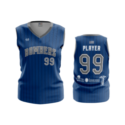 WOMENS V-NECK SLEEVELESS BOMBERS-FP-SLVLESS