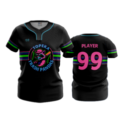 WOMENS NO BUTTON SCOOP NECK TOPEKA-TRASH-PANDAS-1