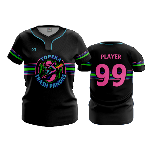 WOMENS NO BUTTON SCOOP NECK TOPEKA-TRASH-PANDAS-1