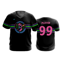 MENS SPORT V-NECK TOPEKA-TRASH-PANDAS-1